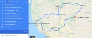 Road Trip W USA